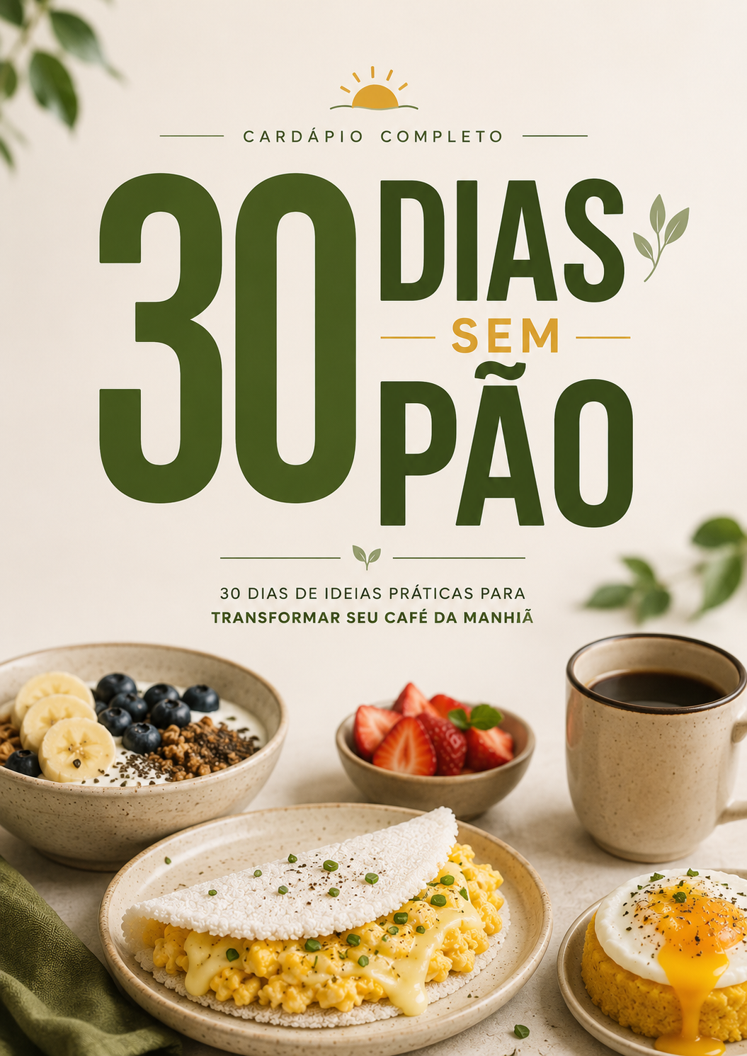 Capa do material digital 30 Dias Sem Pão